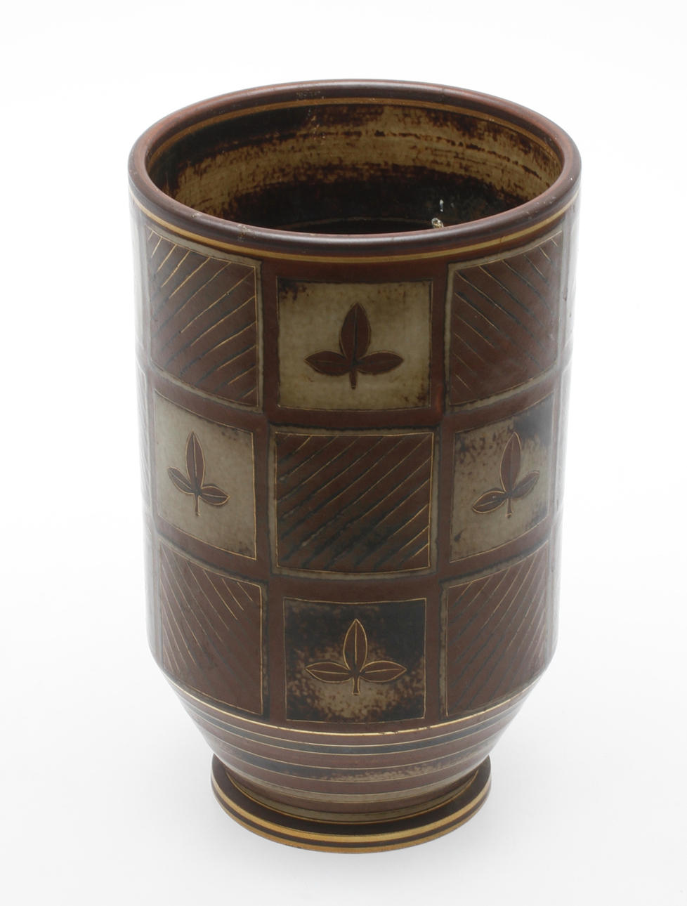 VAS, stengods, "Flambe" Gunnar Nylund, Rörstrand.