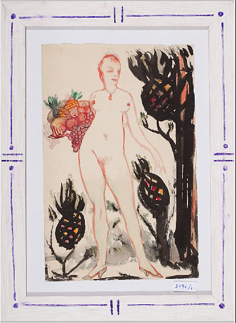 ISMAEL SMITH. Ung man med frukt.