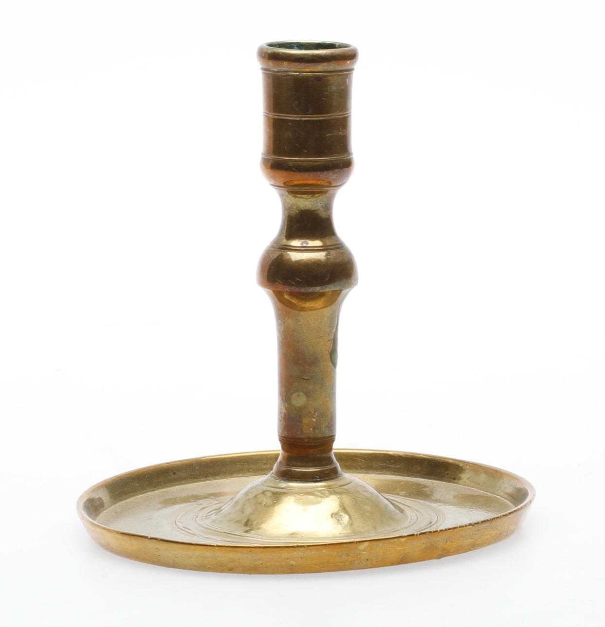 LJUSSTAKE, mässing, 1700/1800-tal.