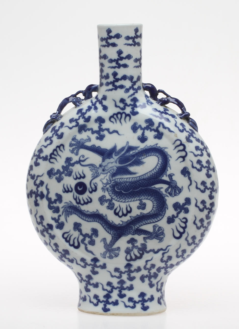 PILGRIMSFLASKA, porslin, Kina.