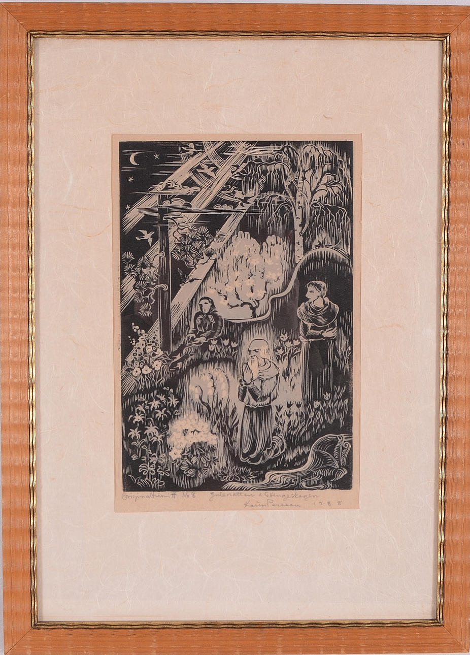 KARIN PERSSON. Träsnitt.