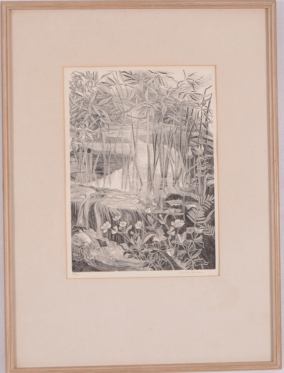 KARIN PERSSON. Träsnitt.