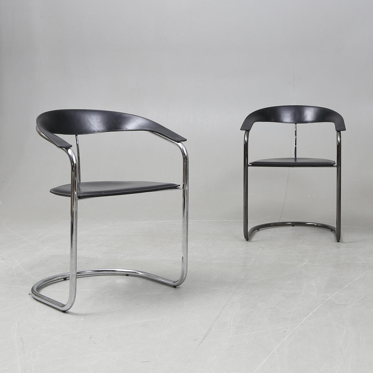 ARMCHAIRS, a pair, 