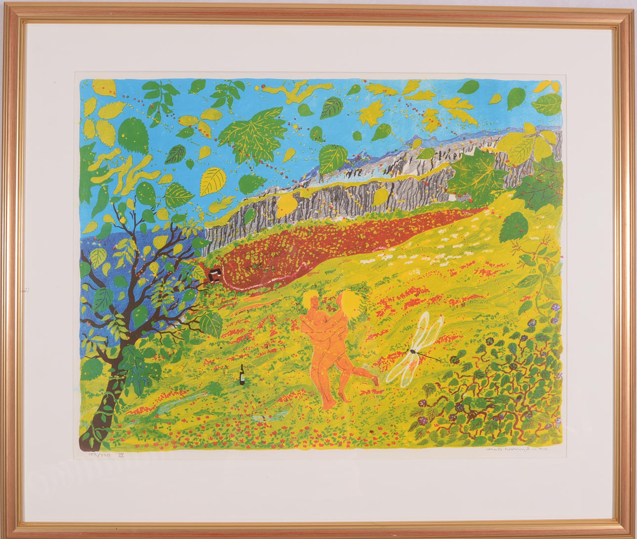 MATS NORRYD. Färglitografi.