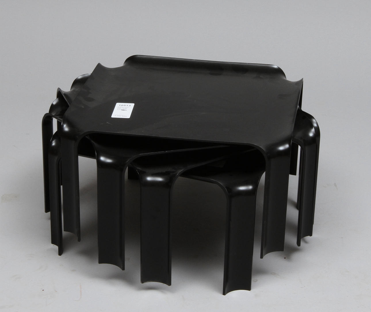 BORD, 4 delar, plast, Design Pierre Paulin, Artifort, Mod 877.