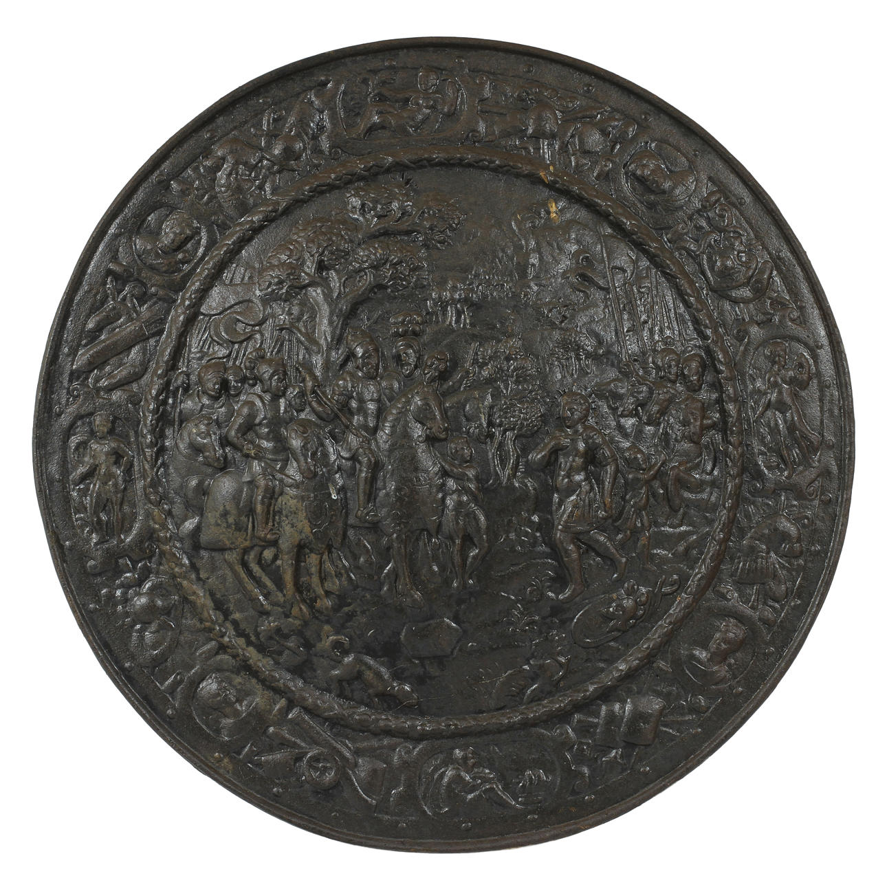 SCHILD, Gusseisen. 1800er / 1900er.