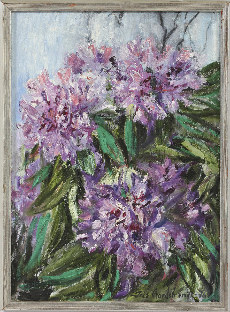 IRIS NORDSTRAND, olja på duk, sign o dat -76.