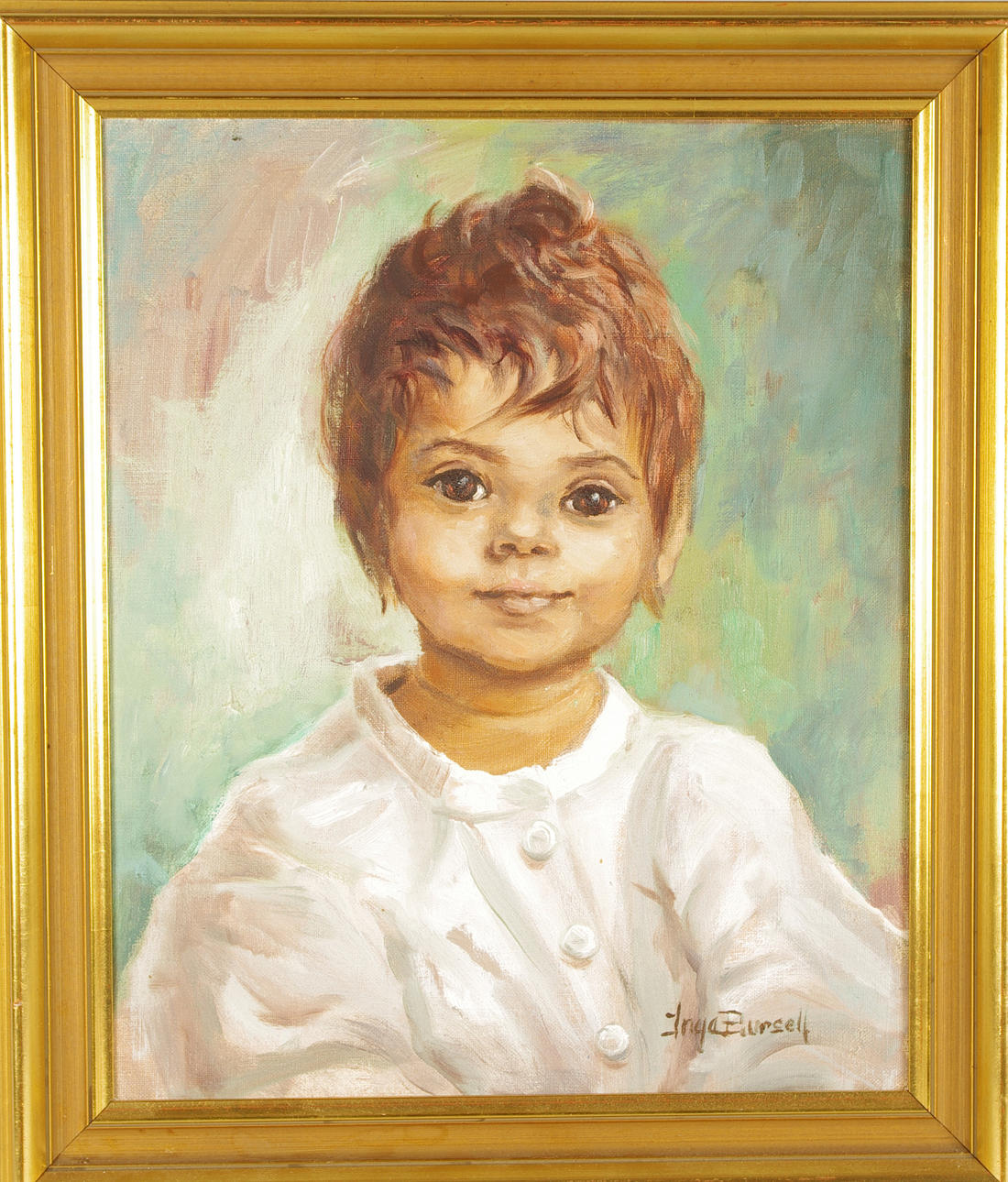 INGA BURSELL. "Jag heter Jörgen", olja på duk.