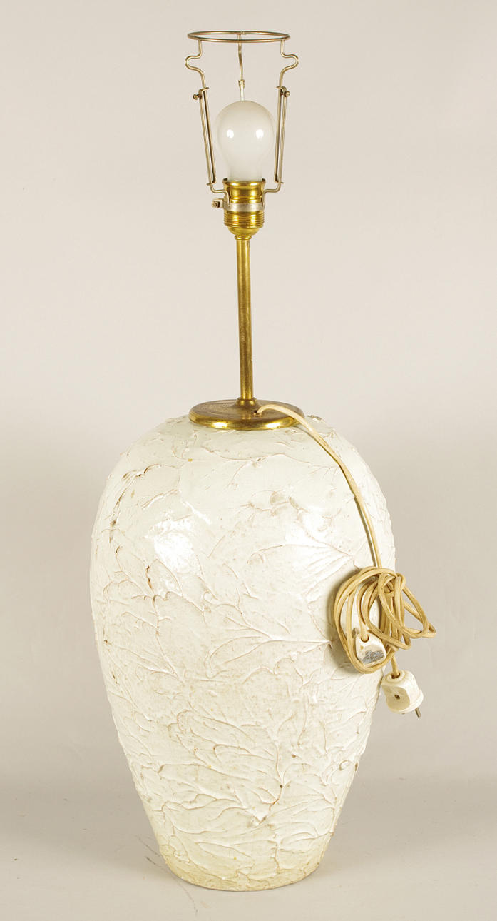 BORDSLAMPA, keramik, Andersson & Johansson, Höganäs.