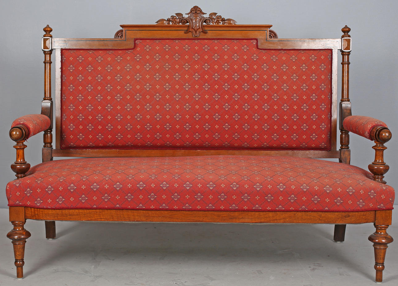 SOFA, neo-renaissance style, probably early 20th century.