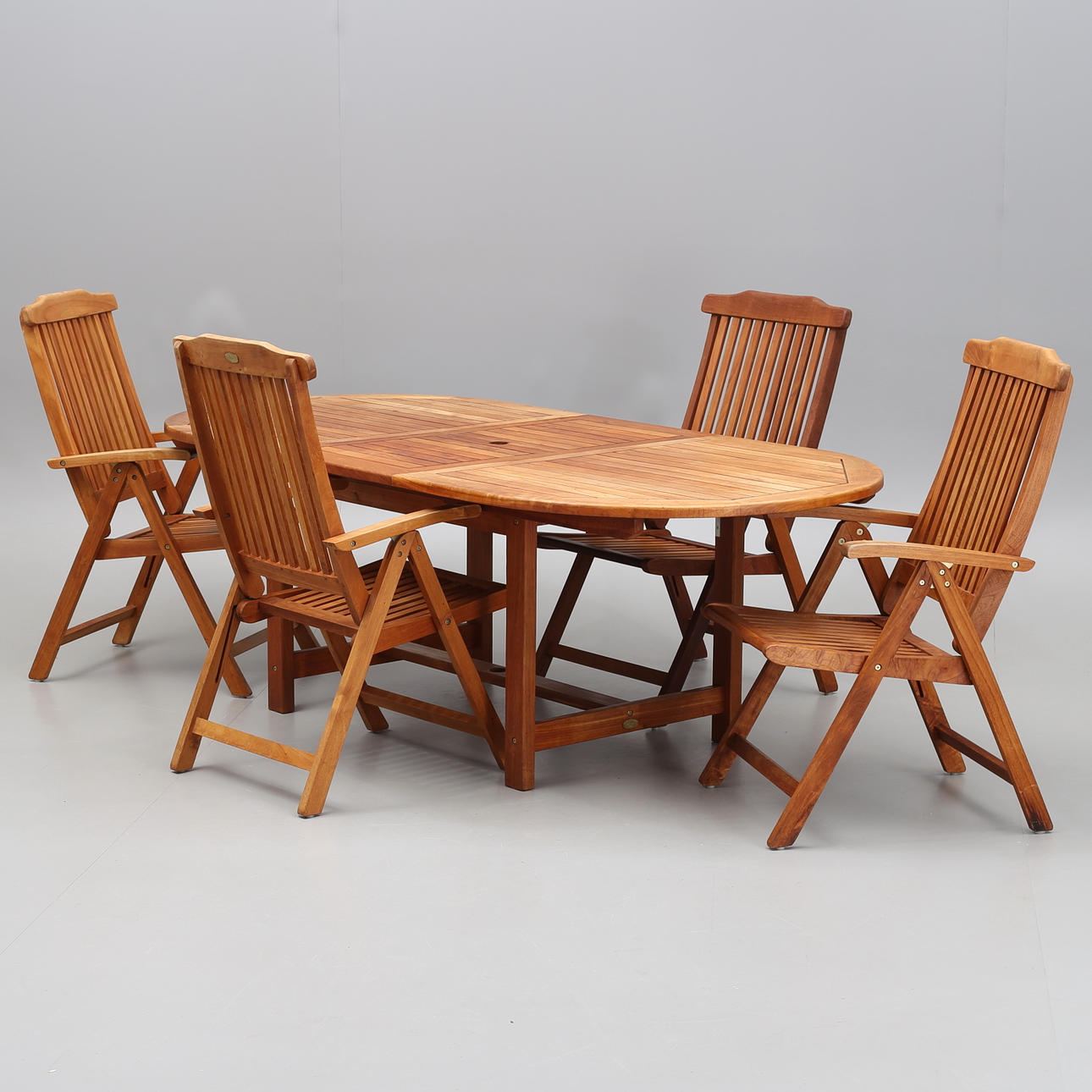 GARTENMÖBEL, 5 Stück, Teak, Jutlandia.