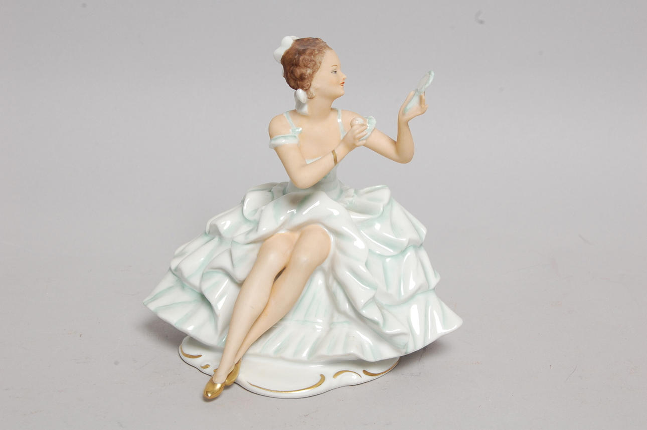 FIGURIN, stämpel 1953-1962 Schaubach-Kunst.