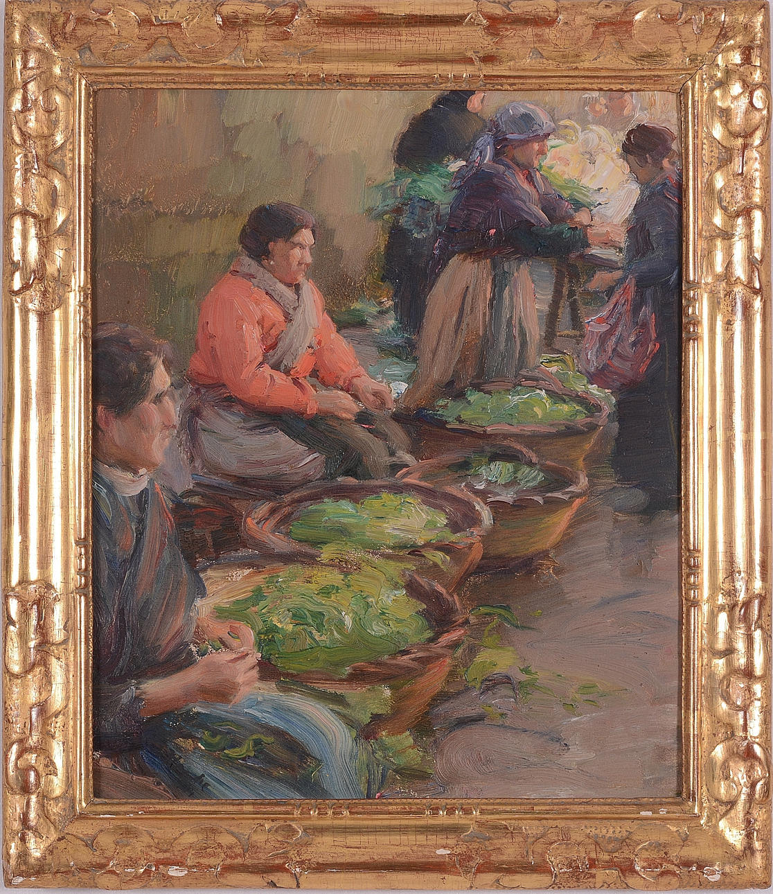 IVAR KAMKE. Oil on Board.