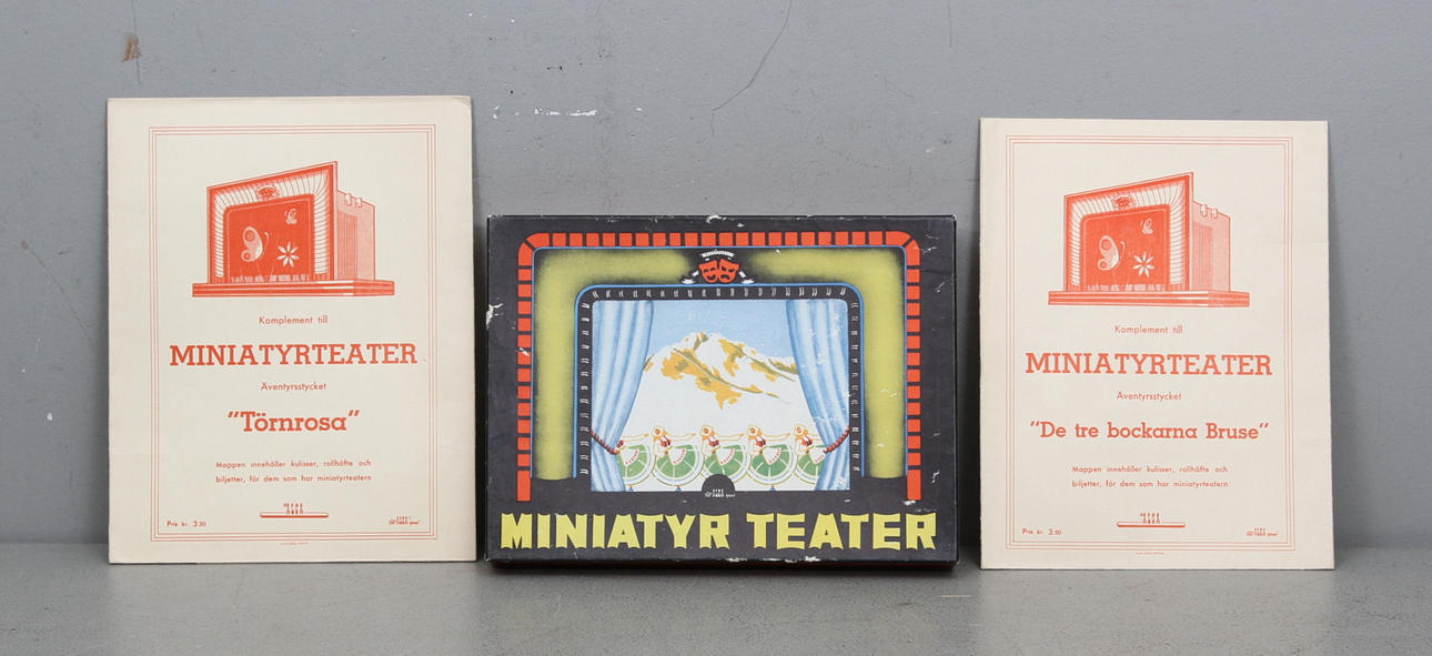 MINIATYRTEATER, Alga, 1940-tal.