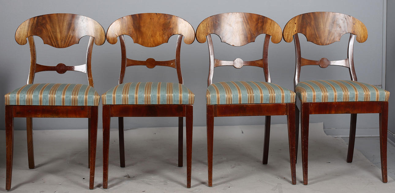 STOLAR, 4 st, Karl-Johan stil, 1900-talets första hälft.