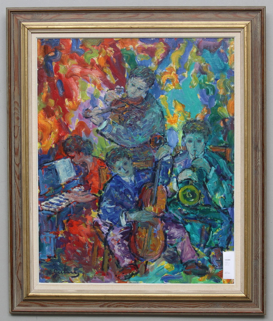 NATHAN GUTMAN. Olja på duk. Signerad.