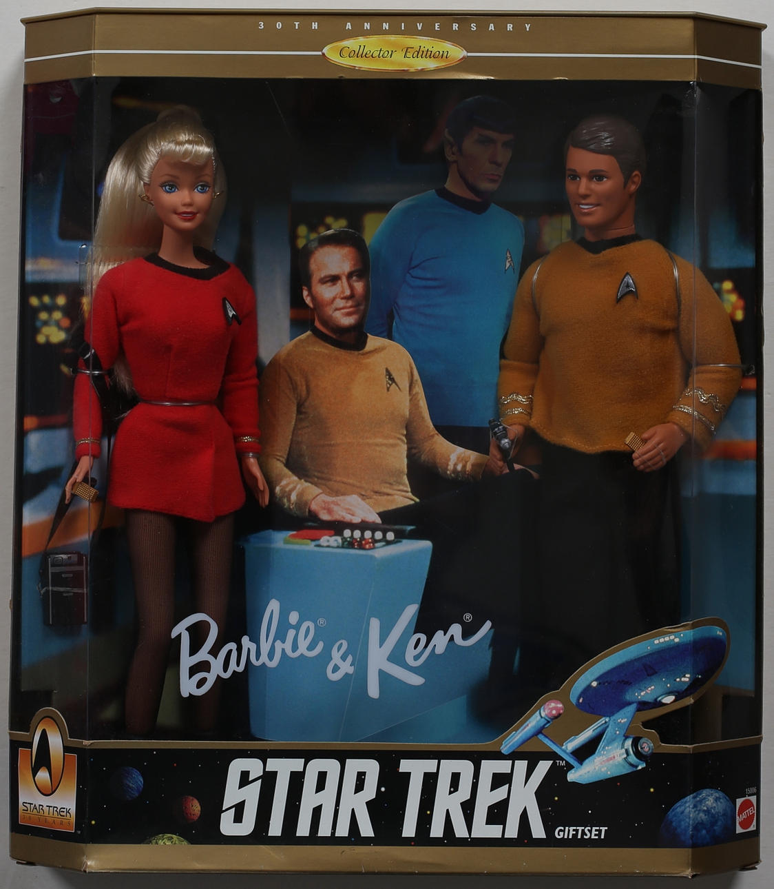 DOCKOR (2). Barbie & Ken. Star Trek giftset.