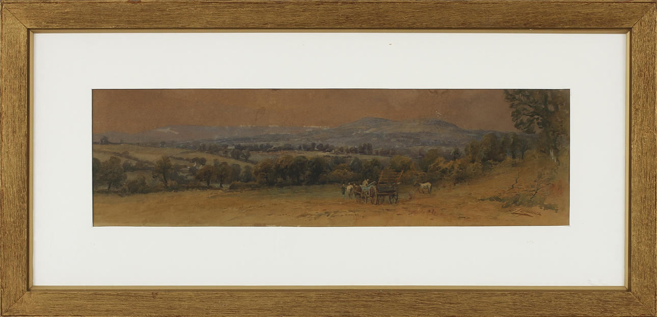 ALFRED LEYMAN, akvarell, sign.