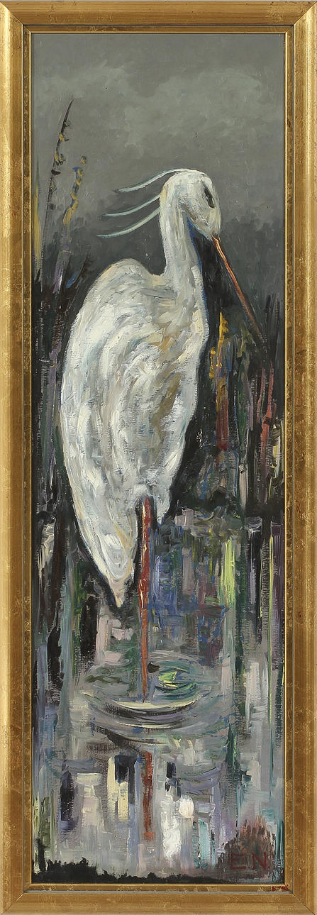 ERNST NORLING, olja på duk, sign.