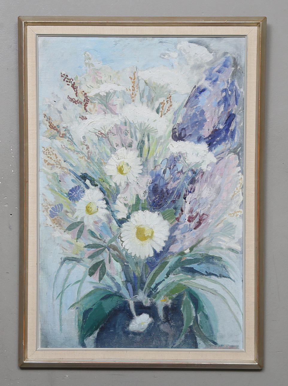 ELISABETH BRUNNSTRÖM. Oil on Board, signed.