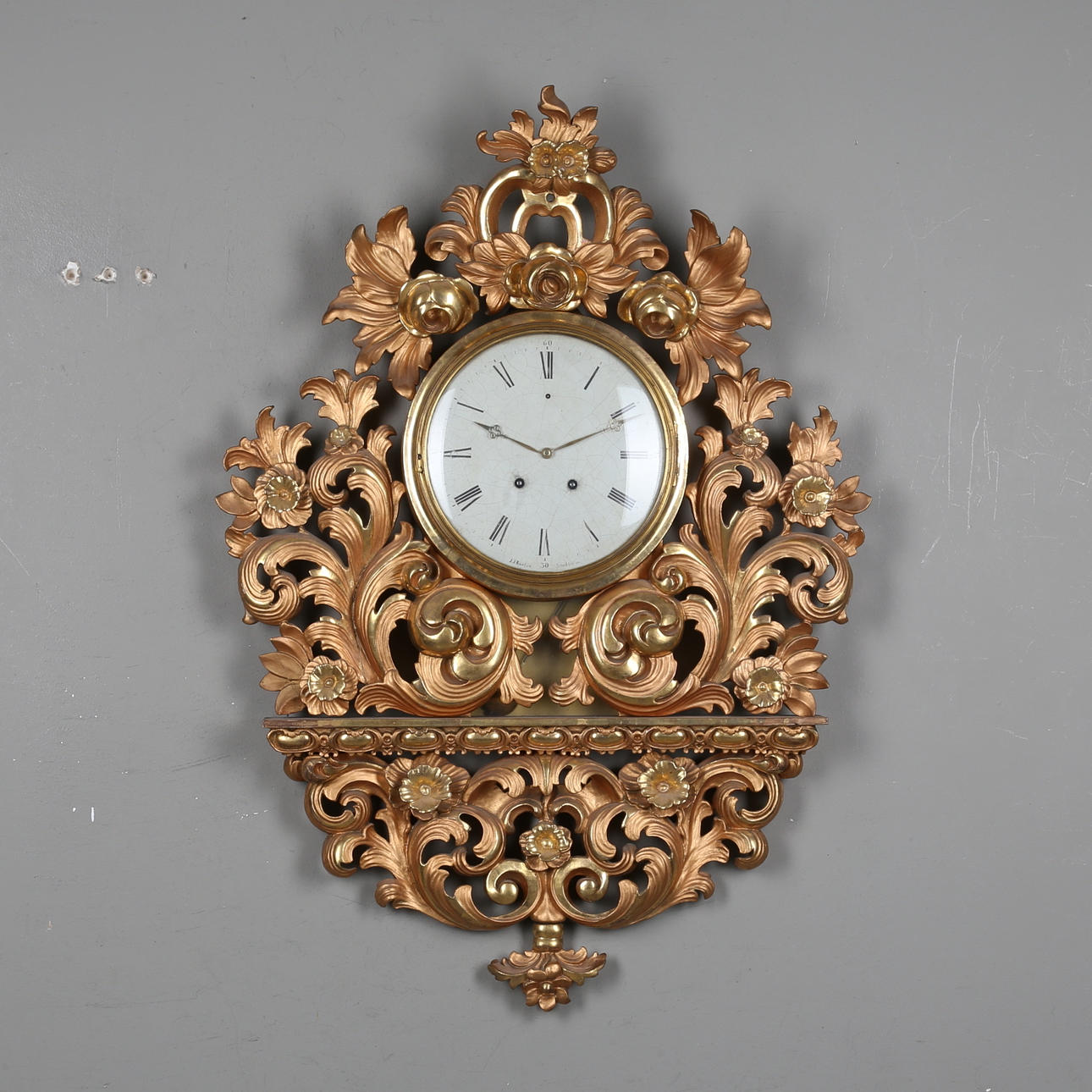 WALL PENDULUM, Senempire, Japy Frères, mid-19th century.