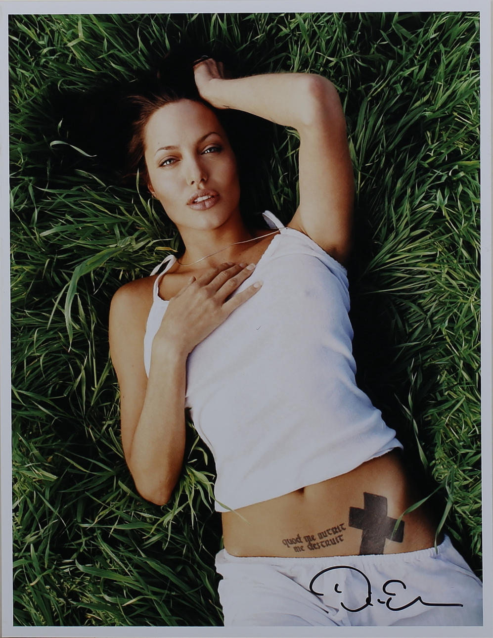 DAVID LACHAPELLE. "Angelina Jolie" . Färgfotografi. Signerad.