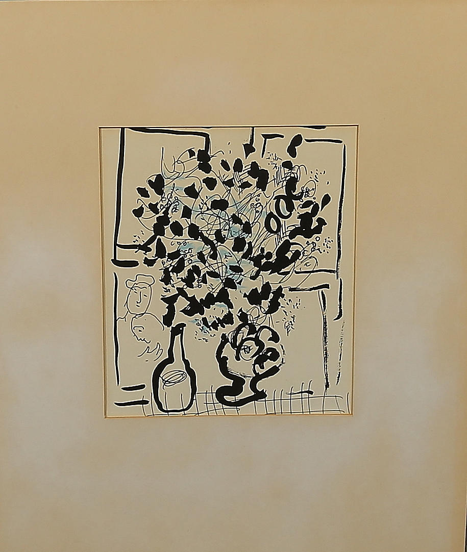 MARC CHAGALL. EFTER. litografi, osignerad.