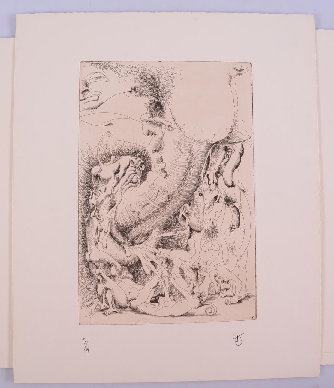 ULF RAHMBERG. Etsning.