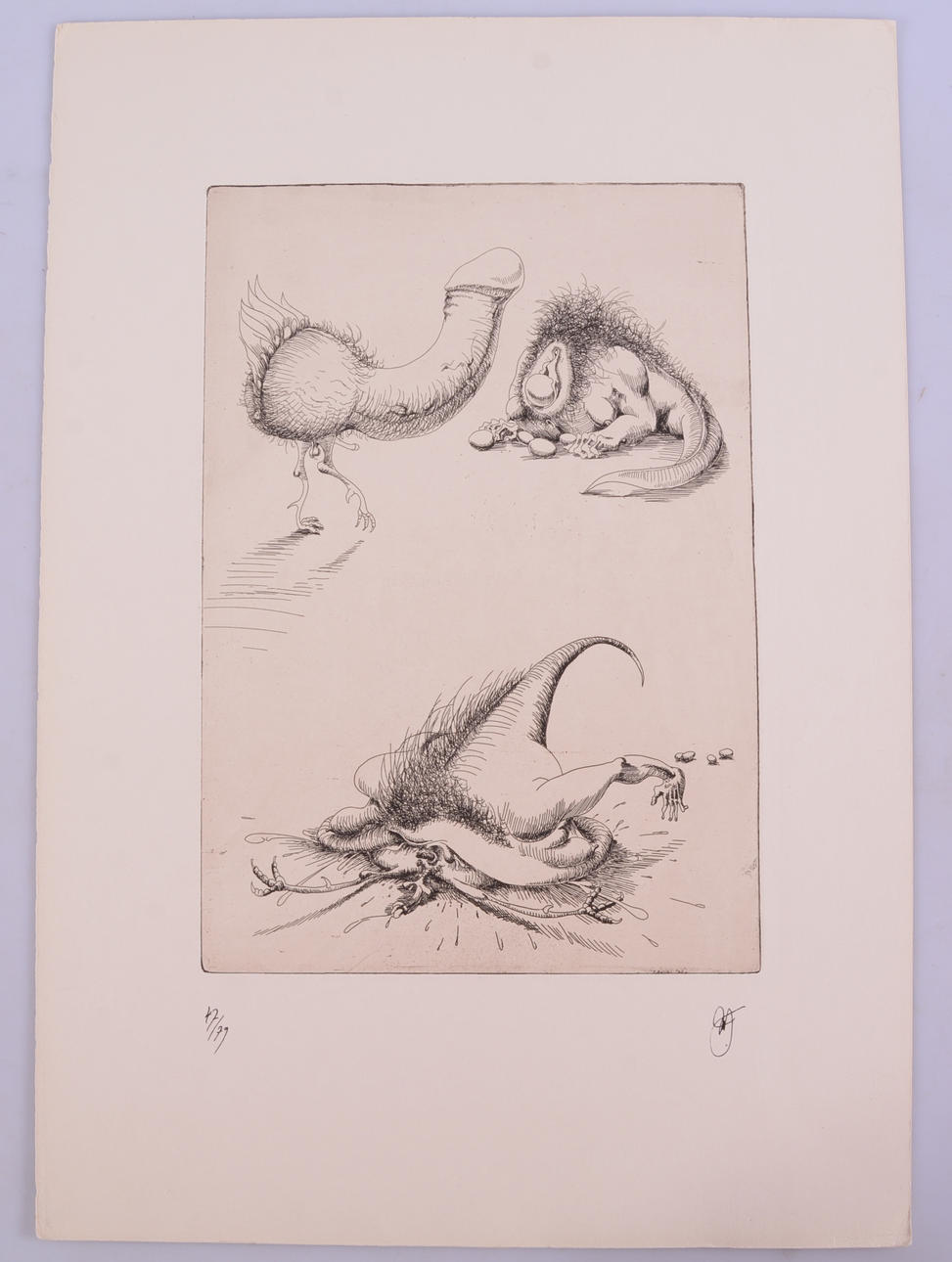 ULF RAHMBERG. Etsning.