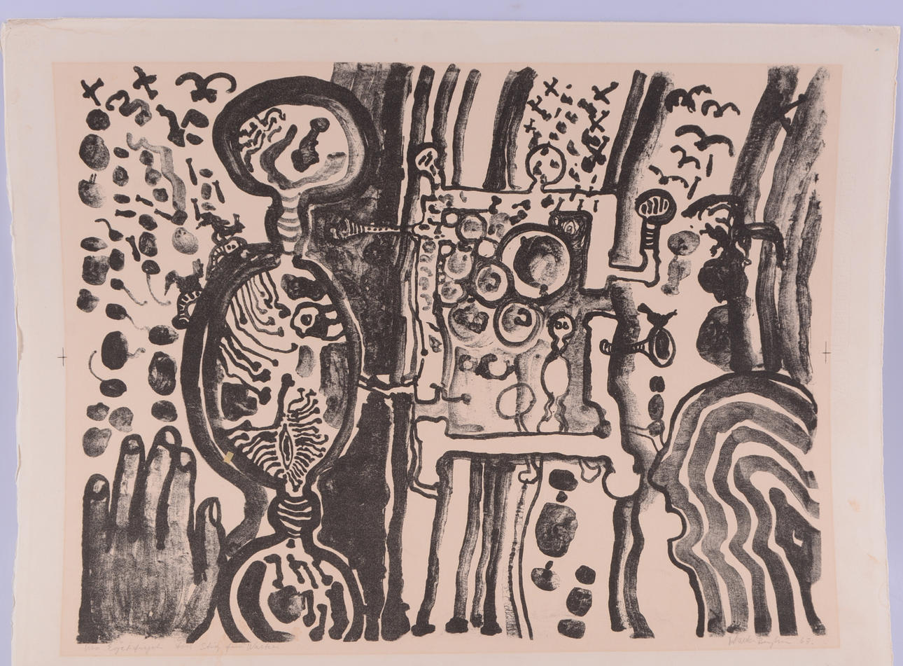 WALTER BENGTSSON. litografi.