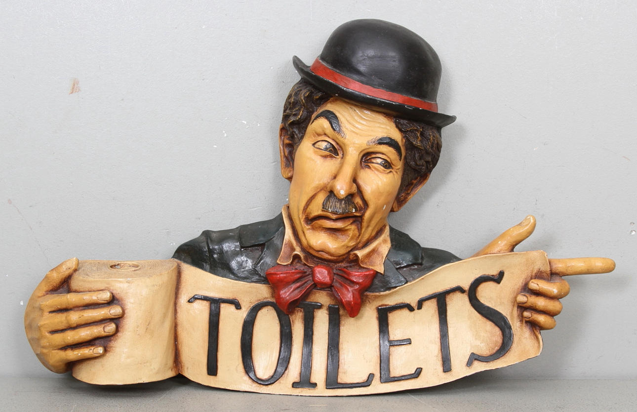 SKYLLT, konstmassa, "toilets", 1900/2000-tal.