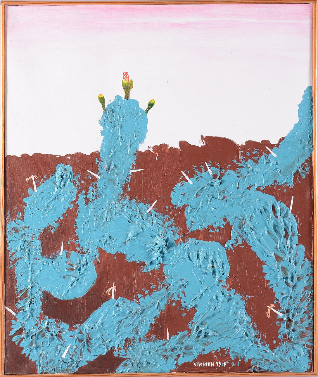 HANS VIKSTEN. Olja på duk.