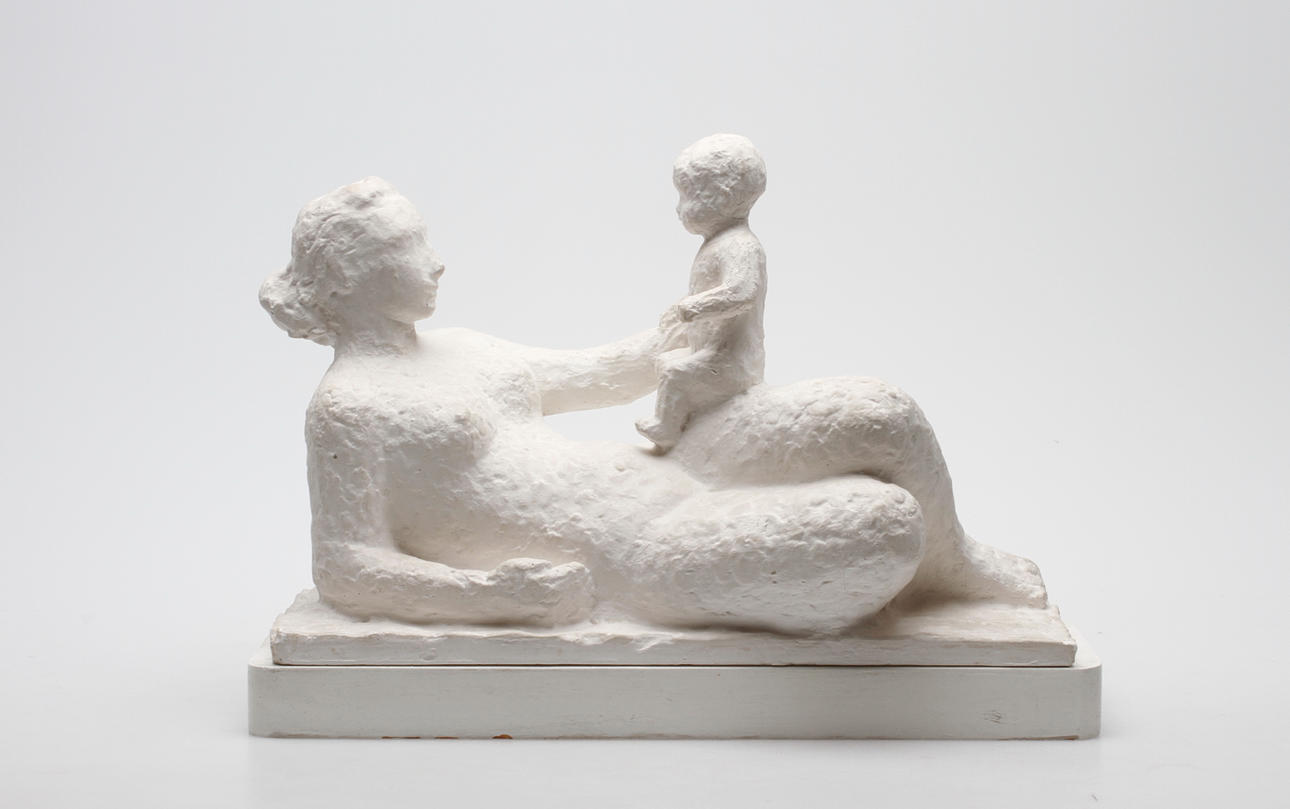 IVAR ÅLENIUS-BJÖRK. Skulptur, gips, signerad.