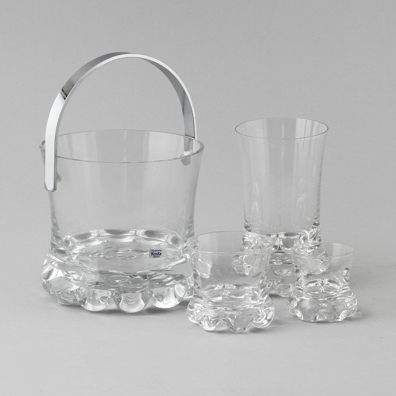 GLASSERVIS, 31 delar, "Bumling?", Kosta Boda.