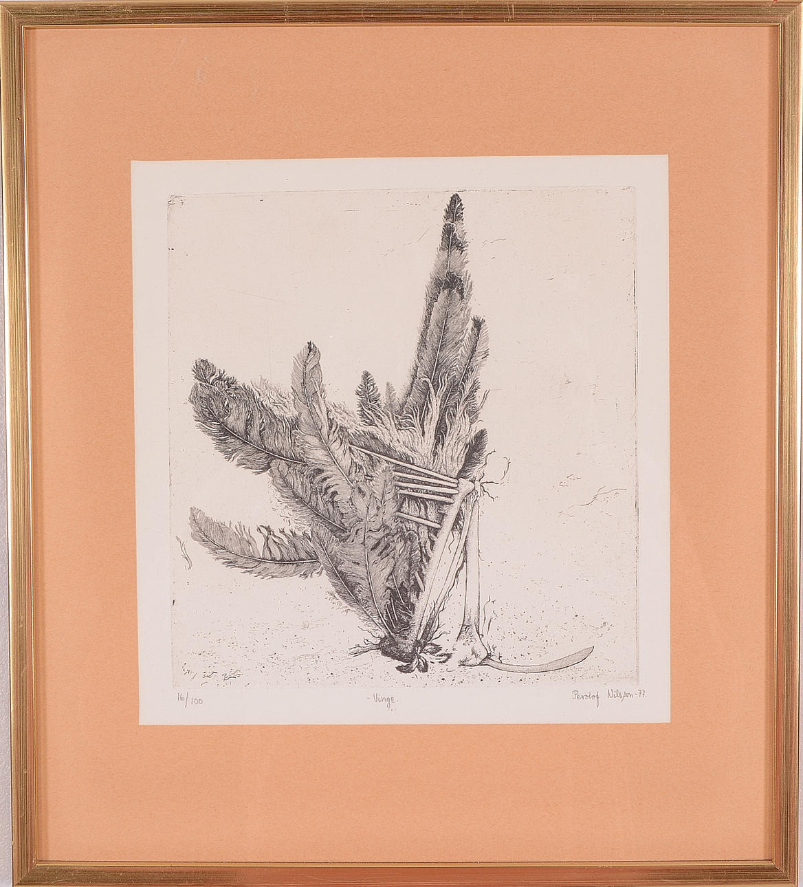 PEROLOF NILSSON. Etsning.