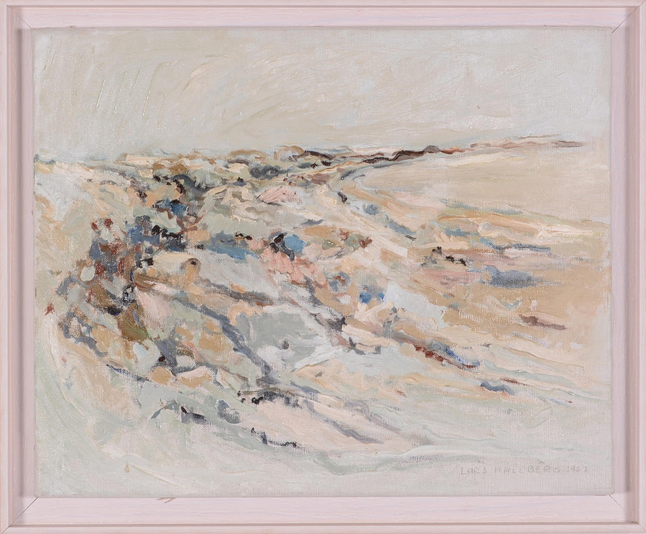 LARS HALLBERG. Oil on canvas.