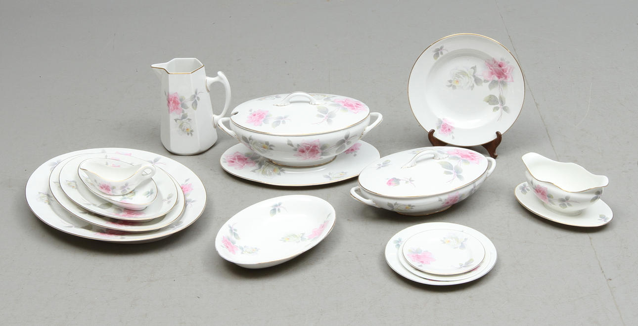 MATSERVIS, ca 60 delar, porslin, Rörstrand,.