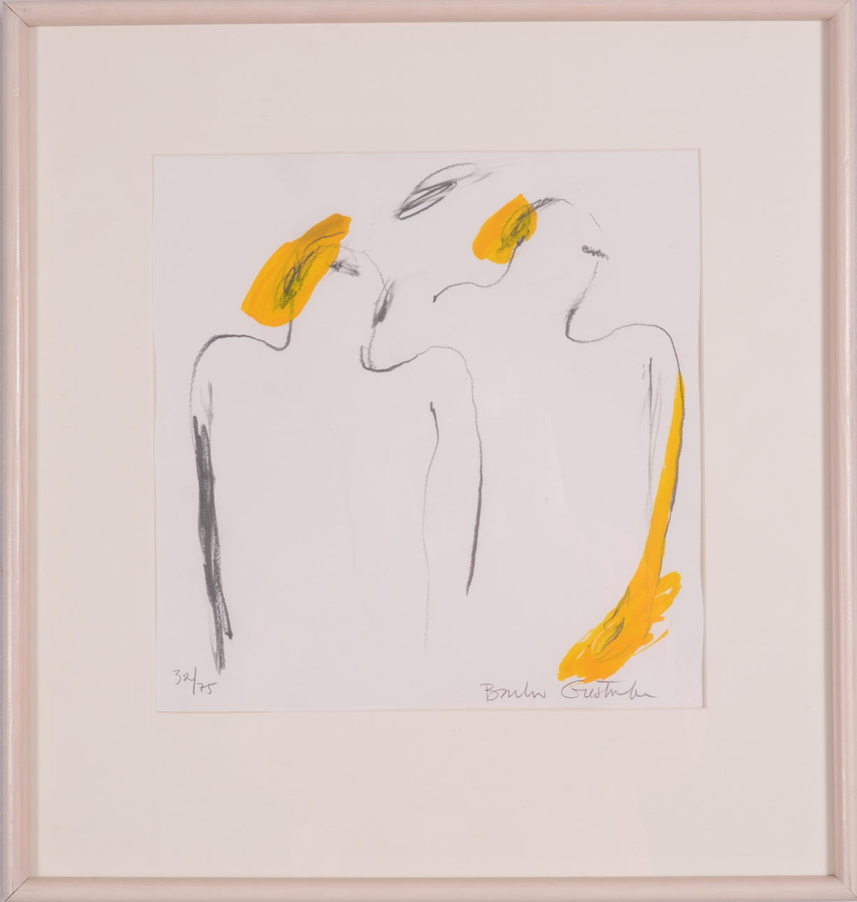 BARBRO GUSTAFSSON. Farvelitografi.