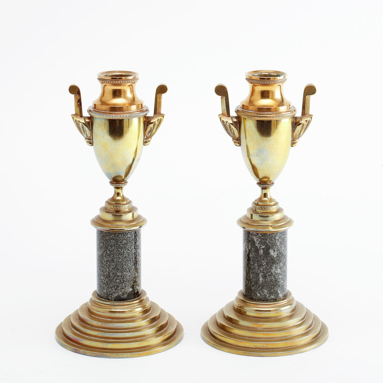 CASSOLETTER, et par, Skultuna, model 60A.