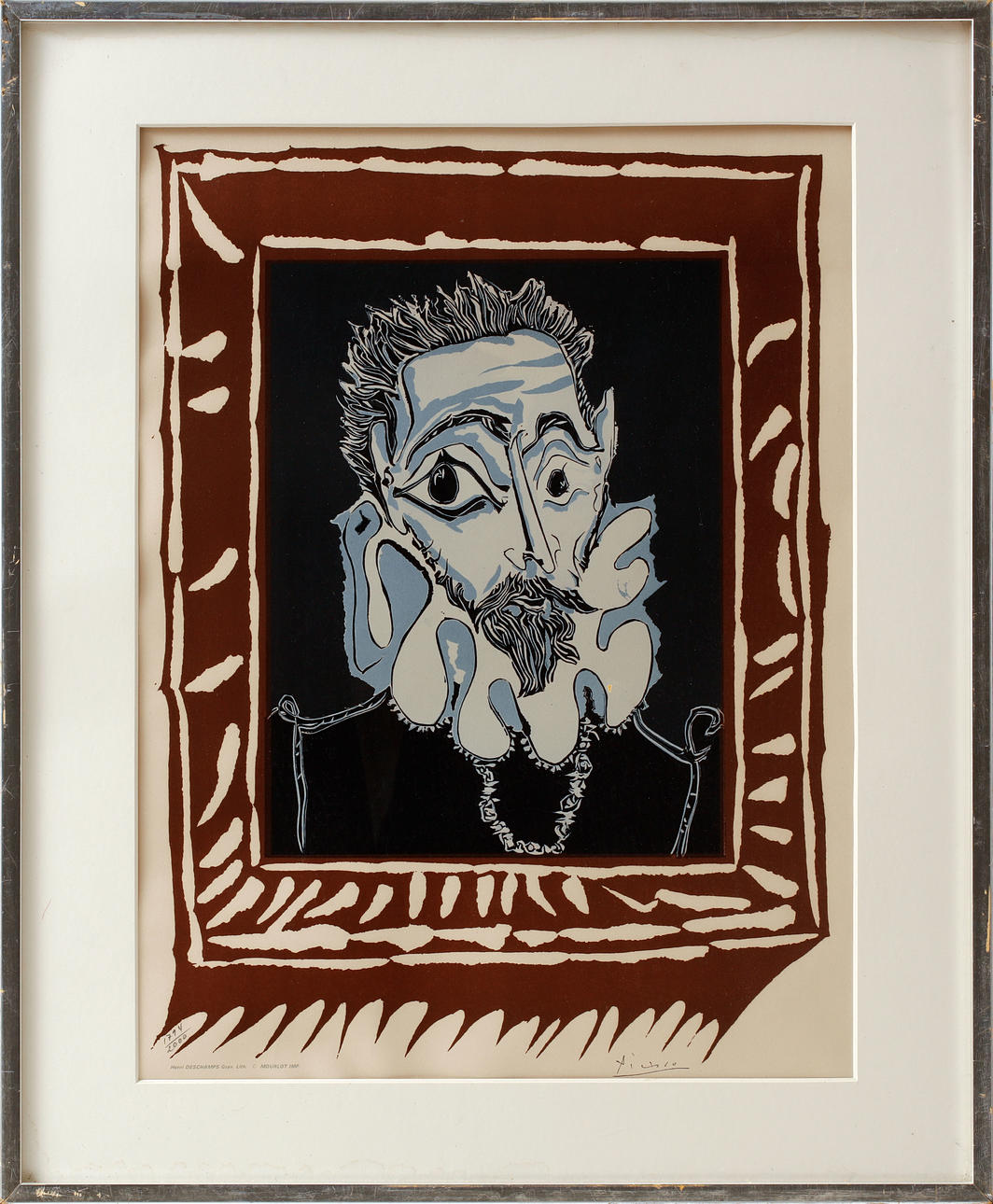 PABLO PICASSO. nach, Farblithographie, Mourlot.