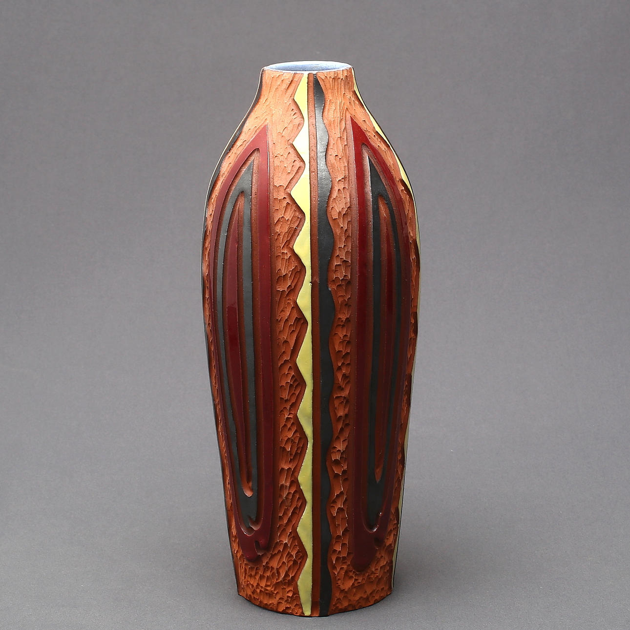LEIF UELAND. Vase, ceramics, Tilgman, signed, dated 1952.