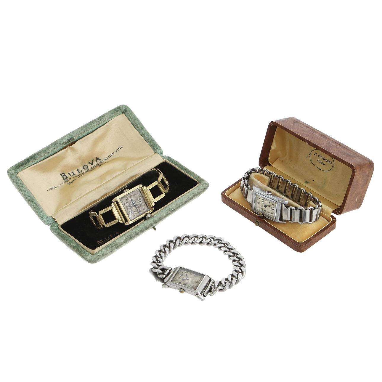 BRACELET, 3 pcs, among others Bulova.