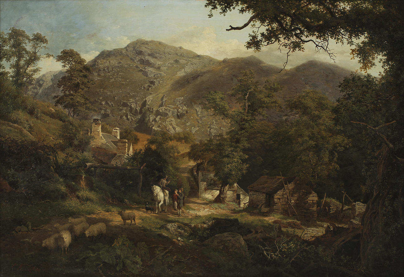 EDWARD HENRY HOLDER. Olja på duk, signerad och daterad 1871.