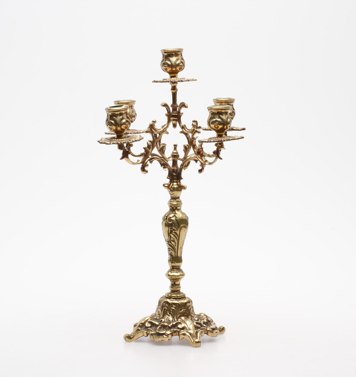 KANDELABER, malm, 1900-tal.