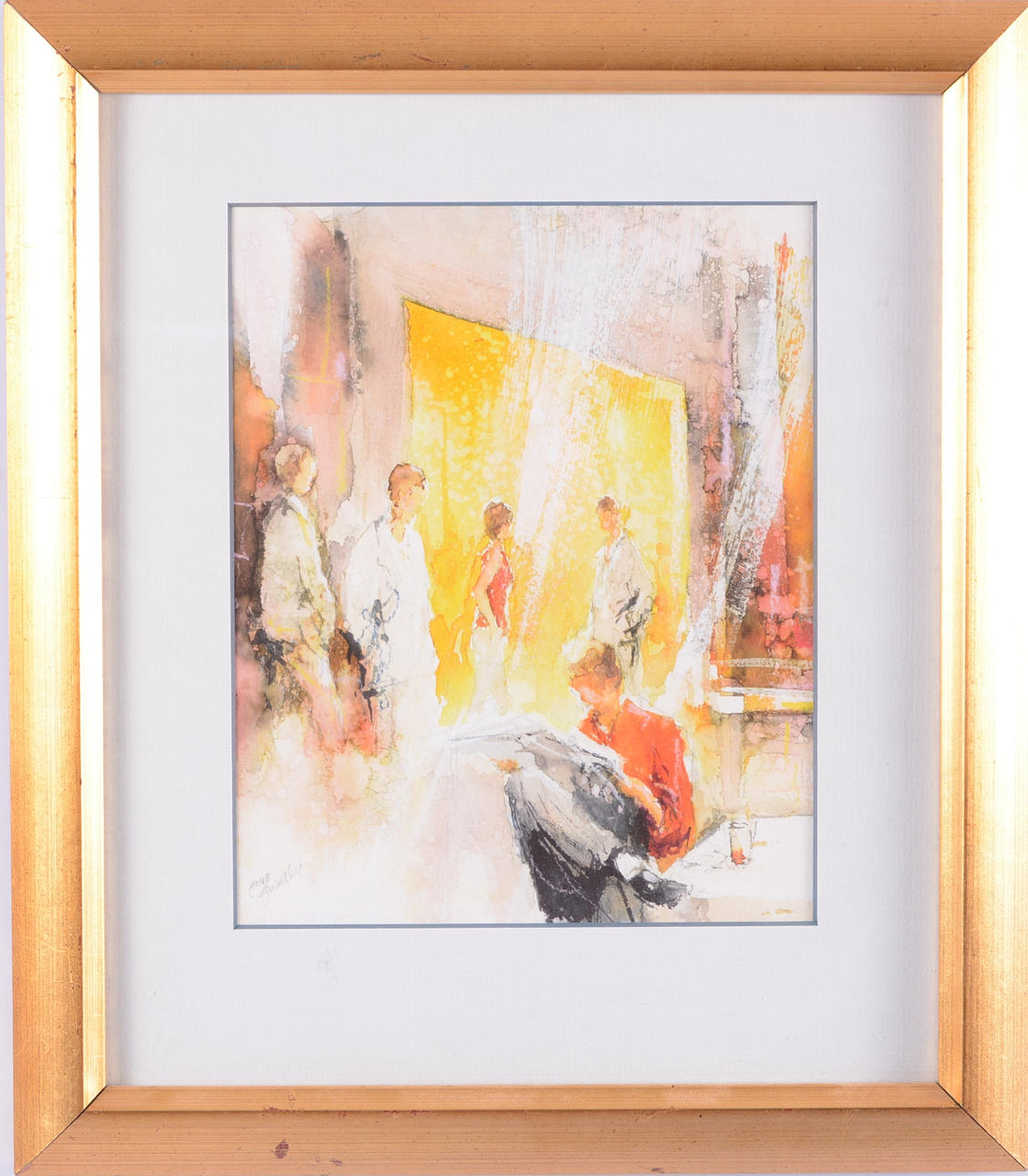 ARNE ANDERSON. Akvarell.