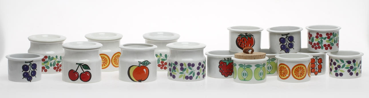 BURKAR, 10 + 6 st, porslin, Arabia.