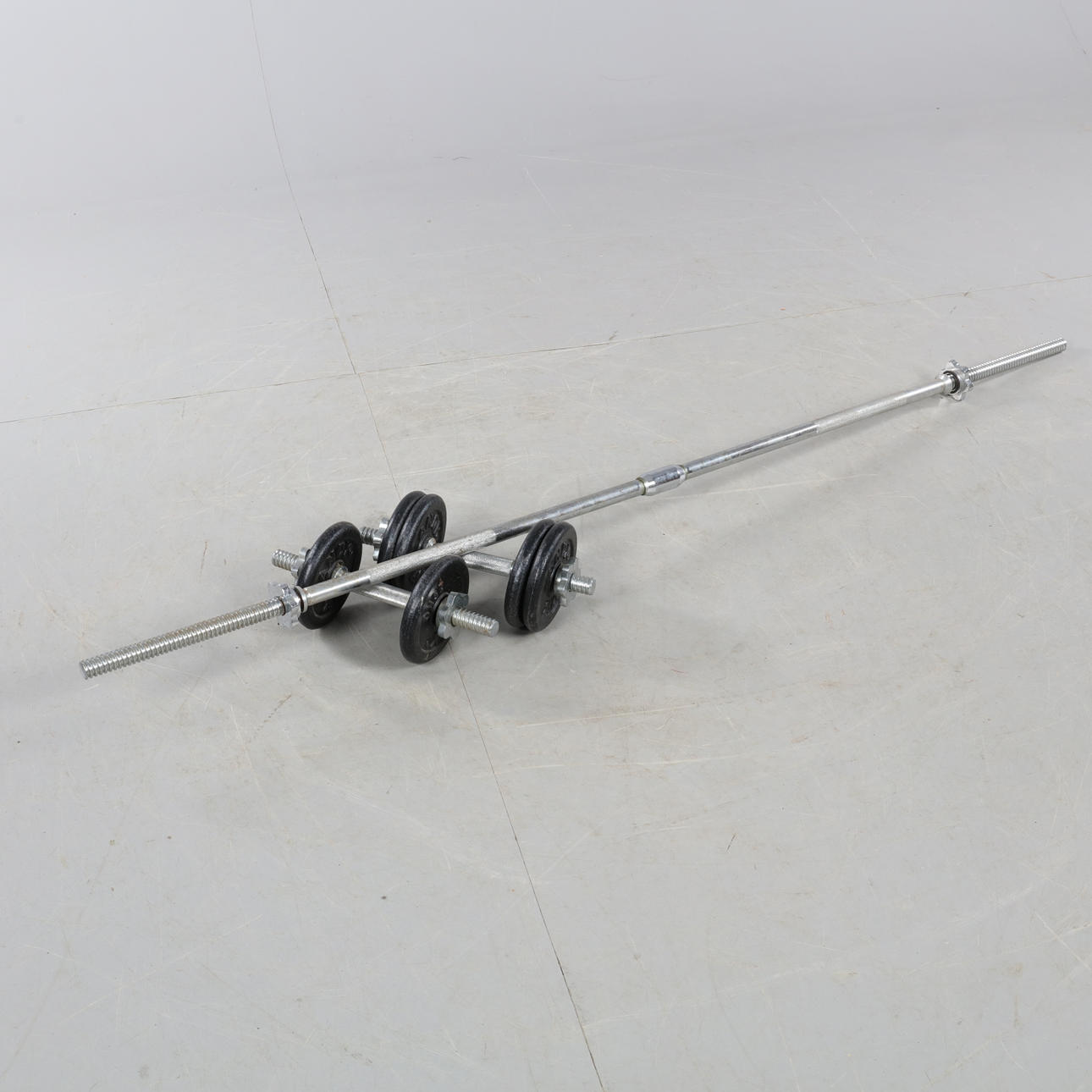 SKIVSTÅNG,HANTLAR,VIKTER.