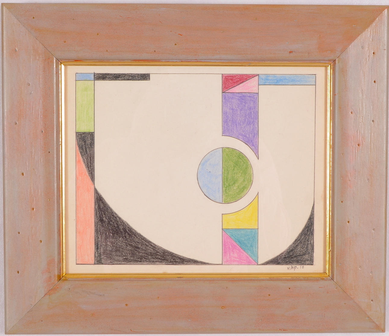 VILHELM BJERKE PETERSEN. Pastell.