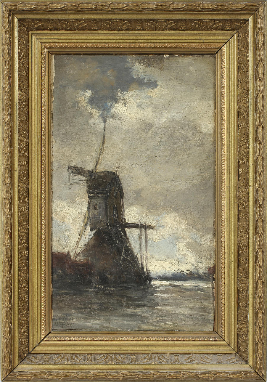 JOHANNES GIJSBERT VOGEL. Olja på duk, uppfodrad,signerad.