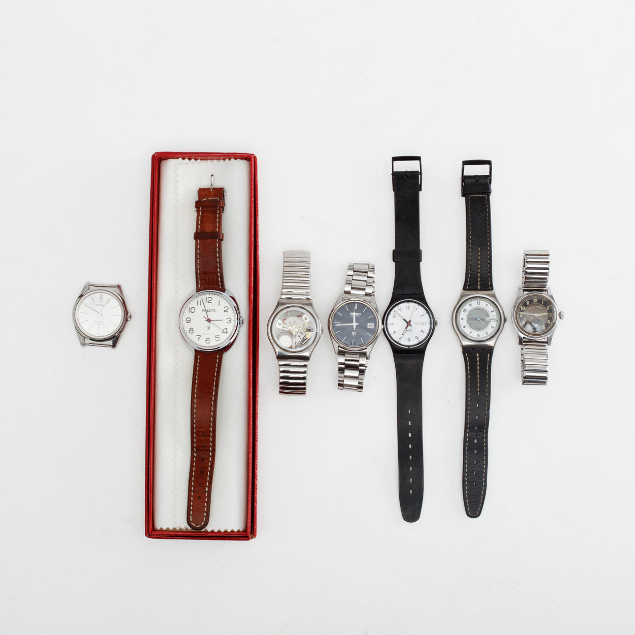 BRACELET WATCH, 7 pcs.
